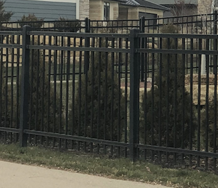 wrought iron fence installation verona wi